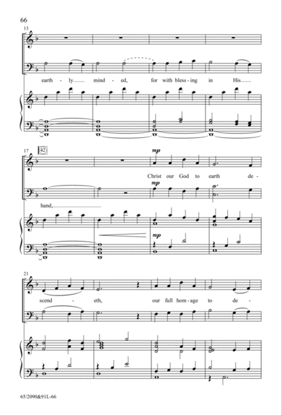 The Glory of Christmas - SATB with Performance CD 4-Part scores gallery preview page 32