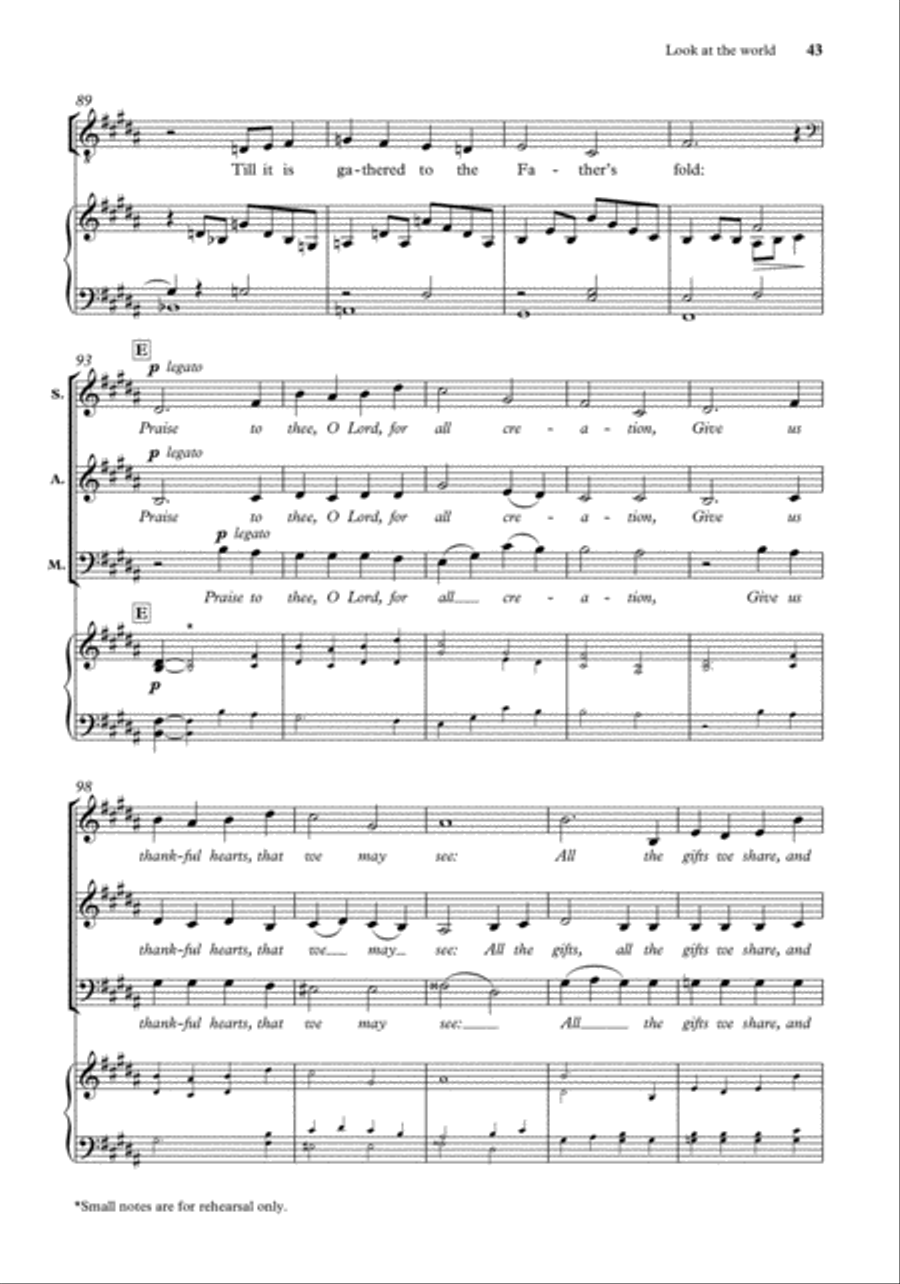 John Rutter Anthems for SA Men SA scores gallery preview page 41