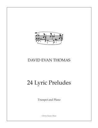 24 Lyric Preludes for Trumpet and Piano