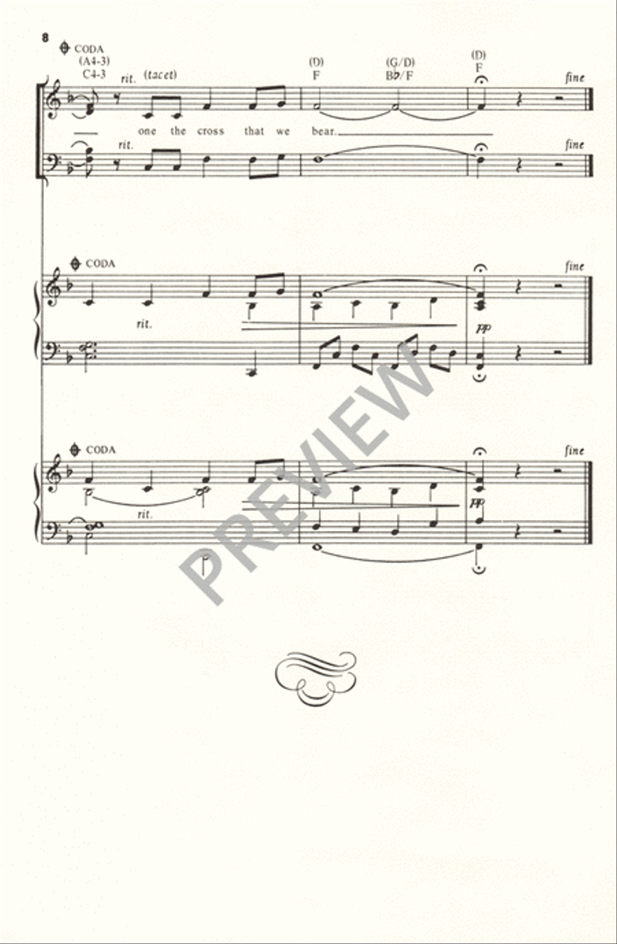 We Are Many Parts - Haugen 4-Part scores gallery preview page 8