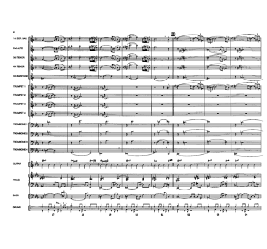 The Day We Called It A Night Jazz Ensemble scores gallery preview page 4