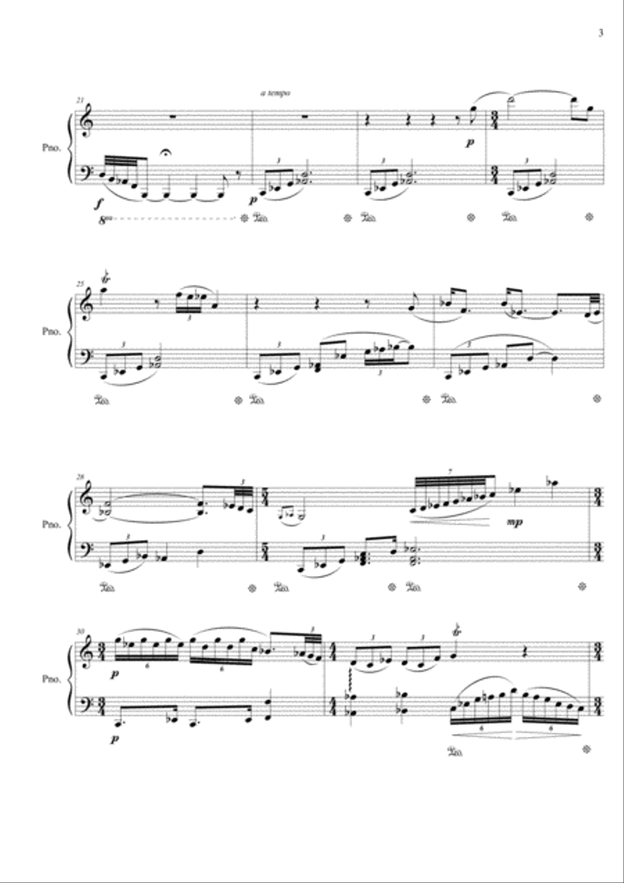 DEUX MINIATURE Piano Solo scores gallery preview page 3
