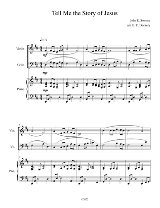 Tell Me the Story of Jesus (Violin and Cello Duet with Piano Accompaniment)