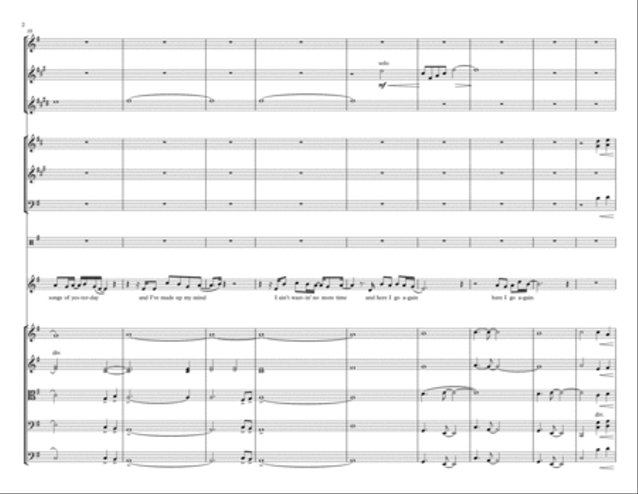 Here I Go Again Large Ensemble scores gallery preview page 2