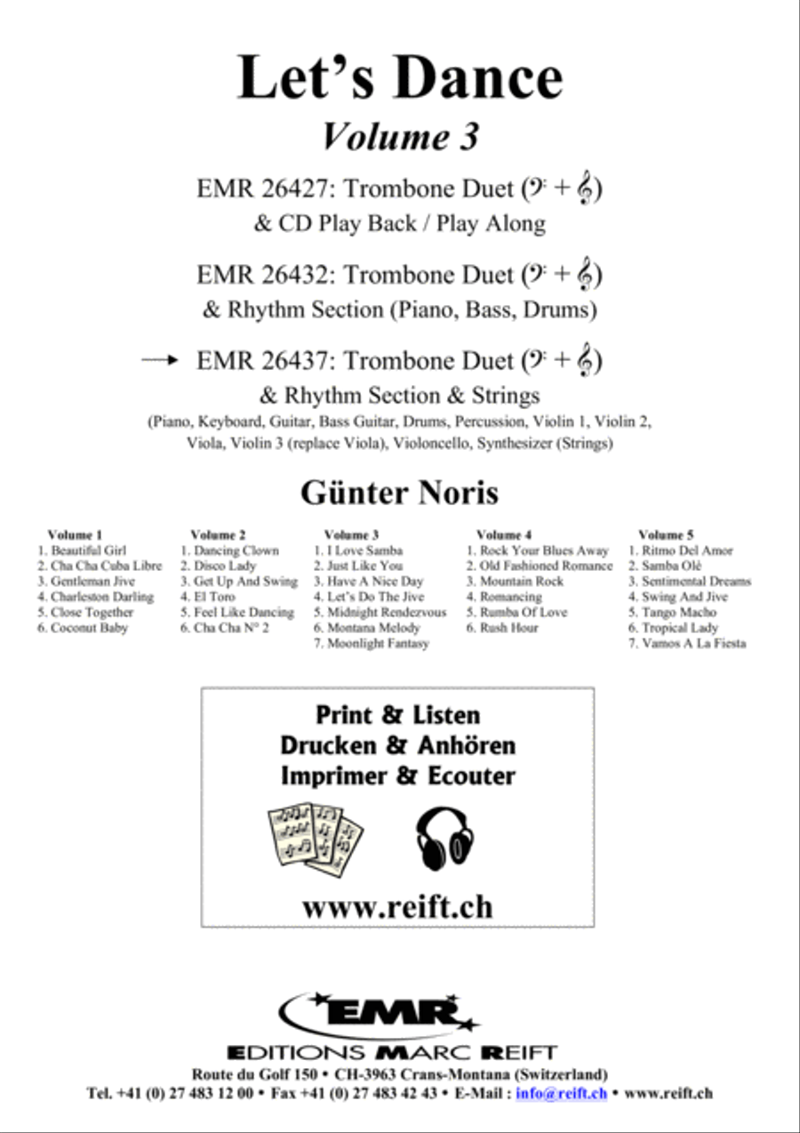 Let's Dance Volume 3 Let's Dance Volume 3 Trombone Duet scores gallery preview page 2