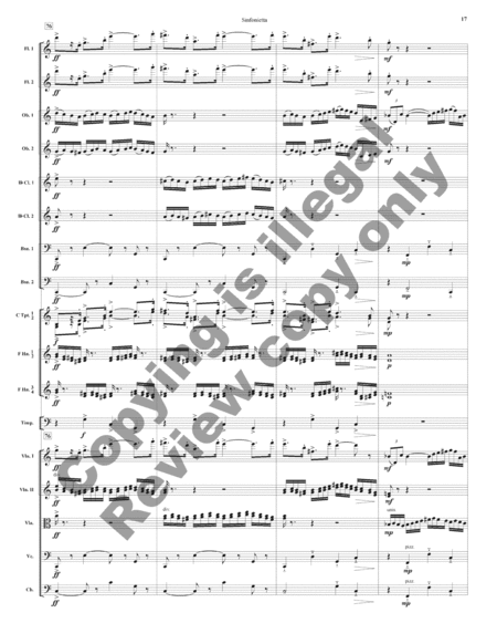 Sinfonietta (Additional Full Score) image number null