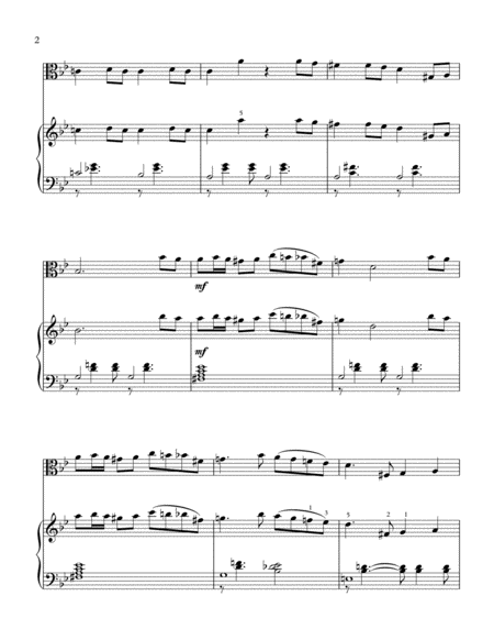 "Theme From Symphony No.40" for Viola and Piano image number null