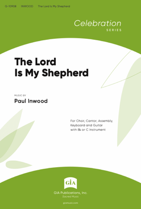 Book cover for The Lord Is My Shepherd - Instrument edition