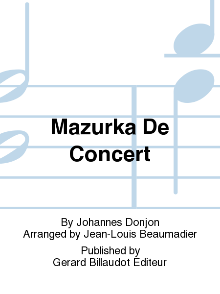 Mazurka De Concert
