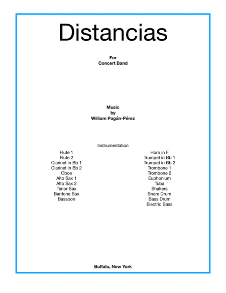 Distancias For Concert Band image number null