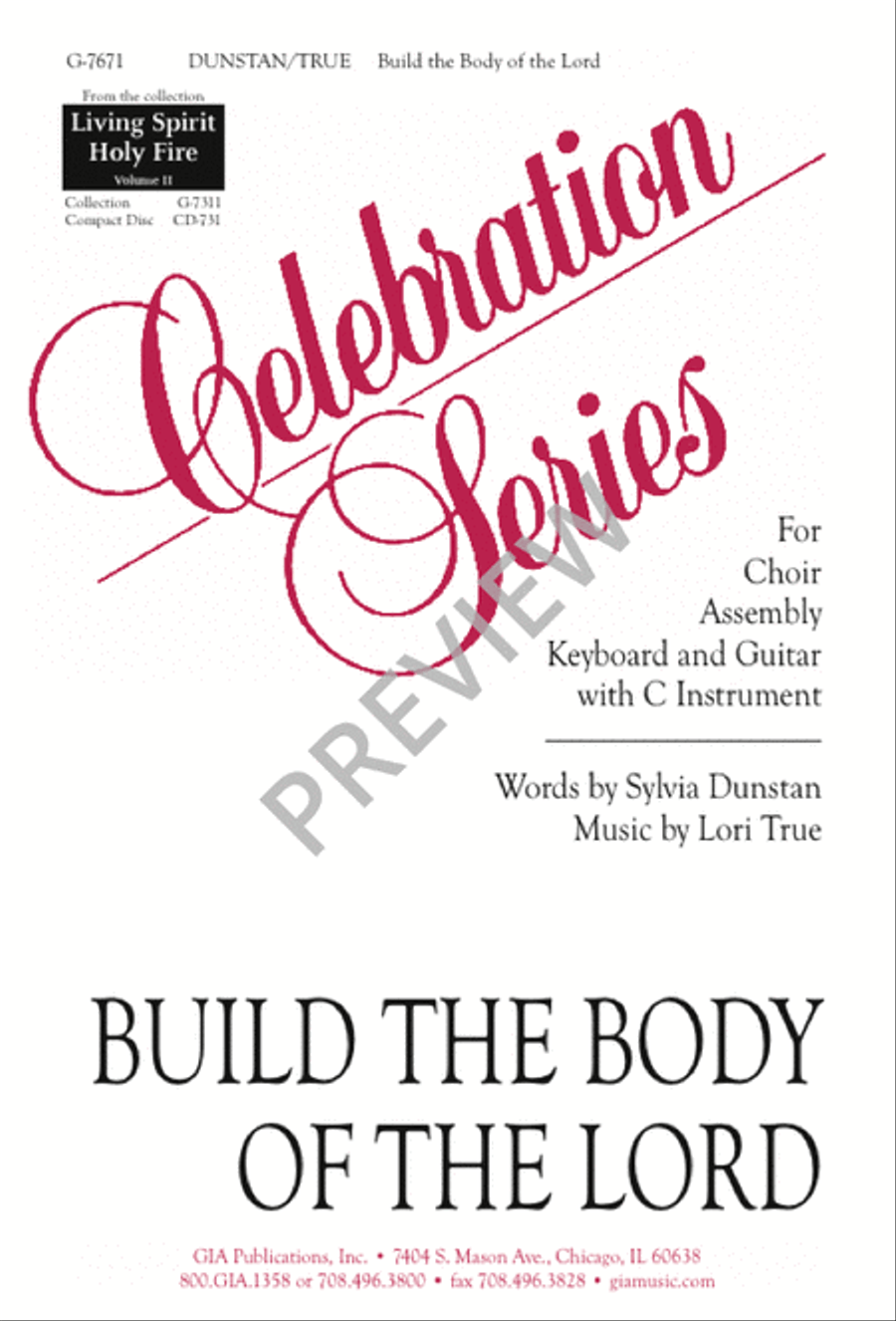 Build the Body of the Lord 3-Part scores gallery preview page 1