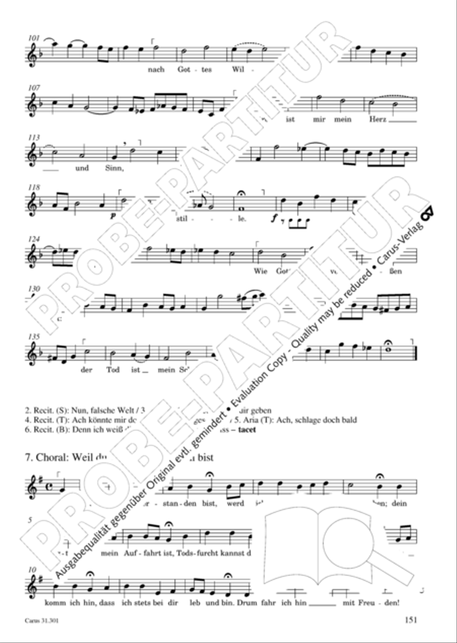Bach for Brass 1: Cantatas I Voice scores gallery preview page 160