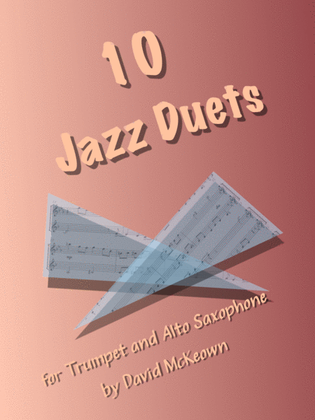 Book cover for 10 Jazz Duets for Trumpet and Alto Saxophone