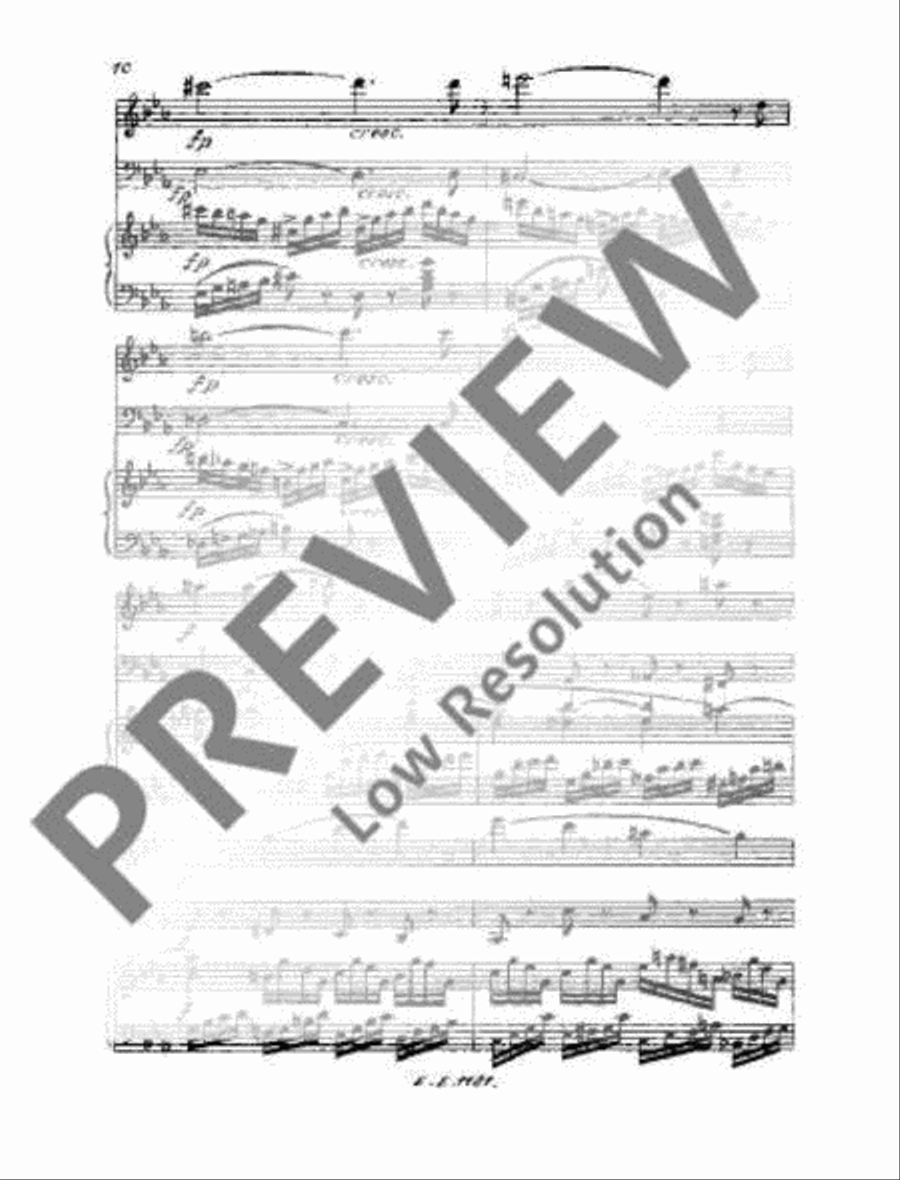 Piano Trio C minor Piano Trio scores gallery preview page 13