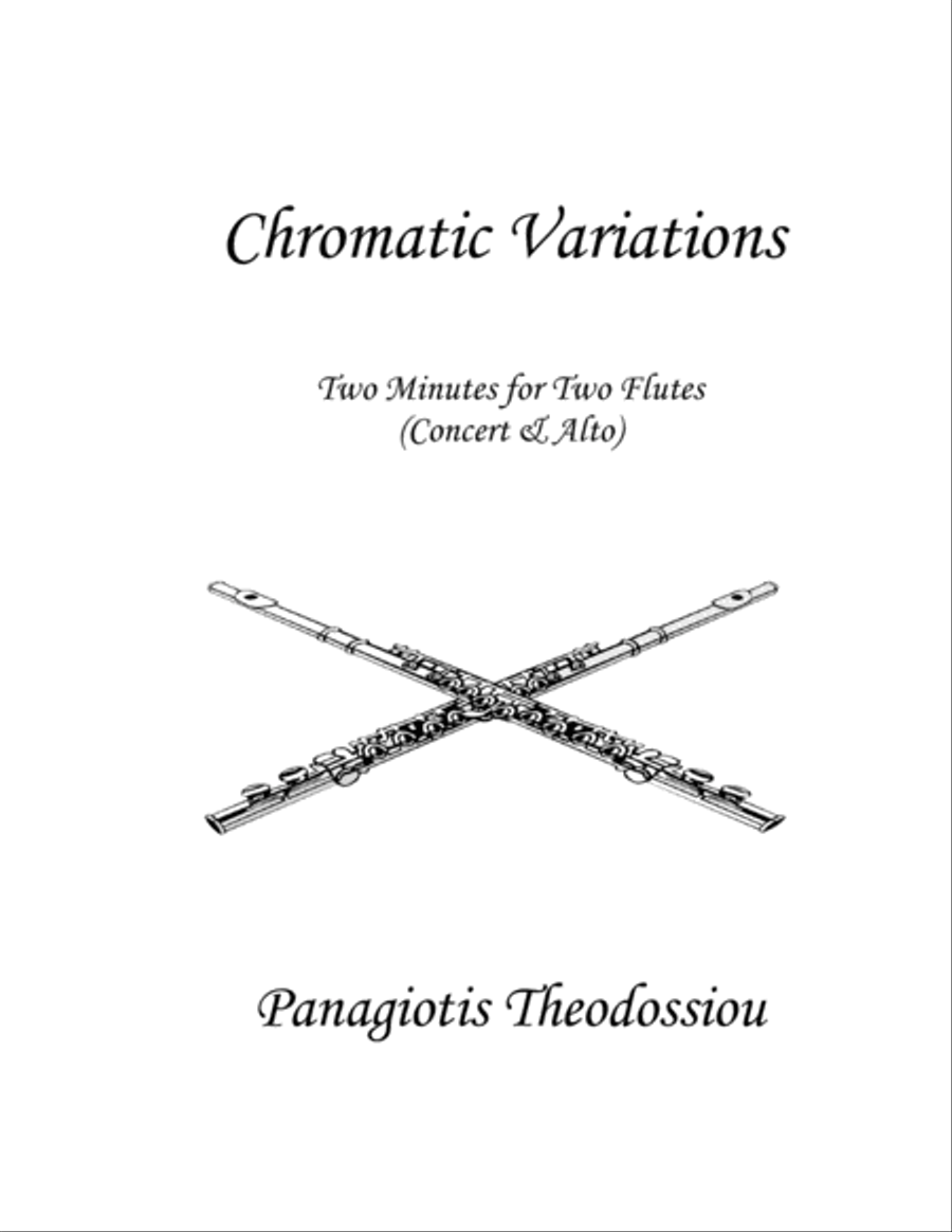Chromatic Variations Flute Solo scores gallery preview page 1