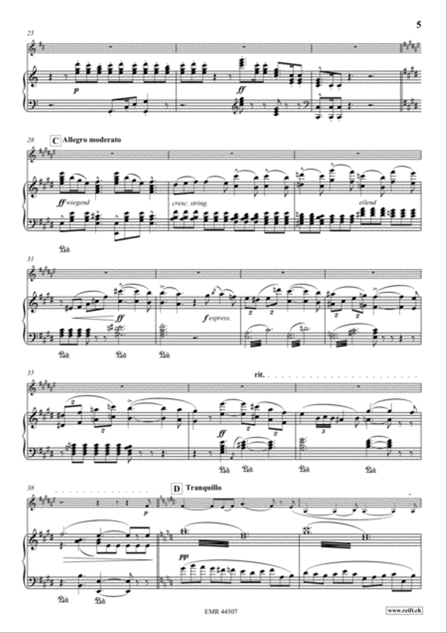 Im Walde / In The Forest Bass Clarinet scores gallery preview page 6