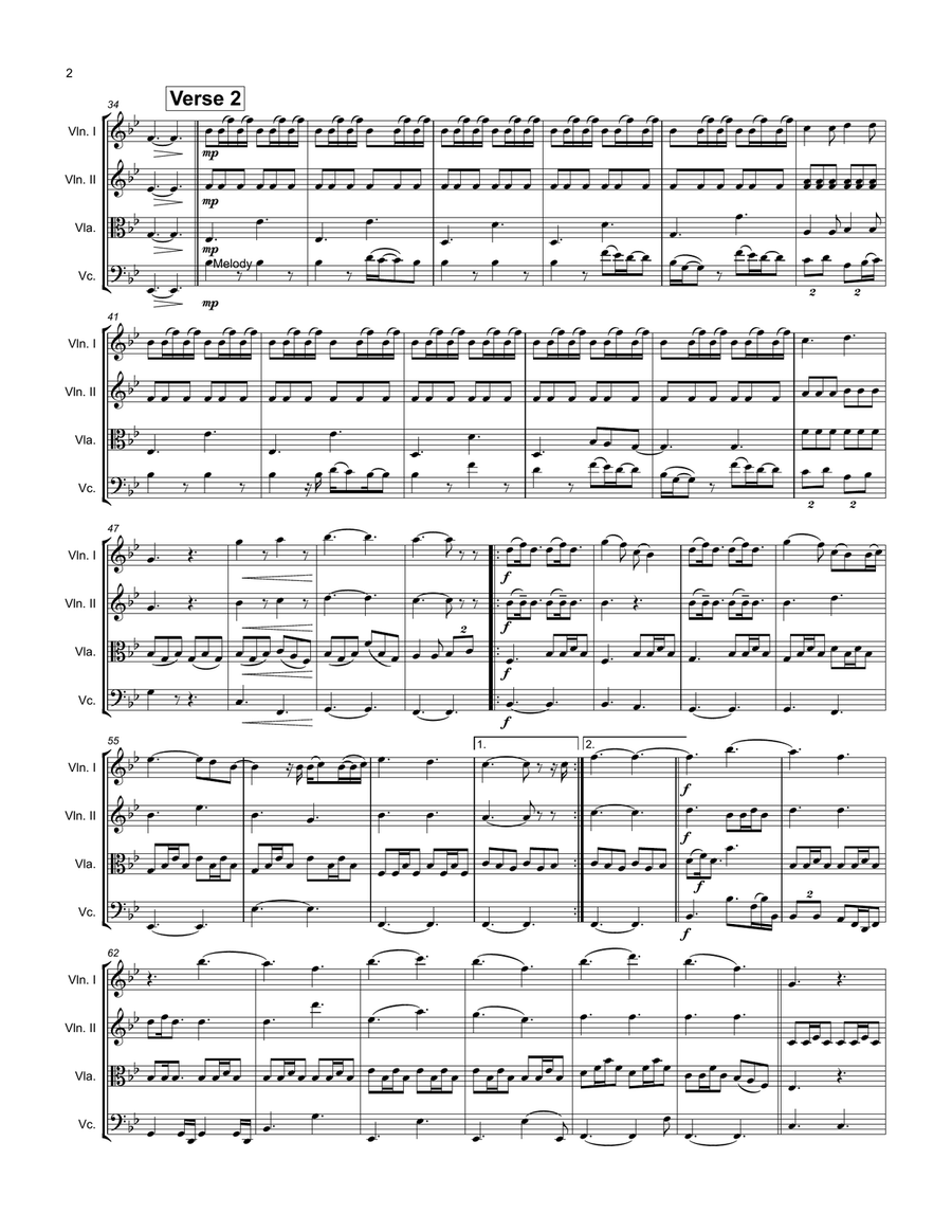 A Thousand Years String Quartet scores gallery preview page 2