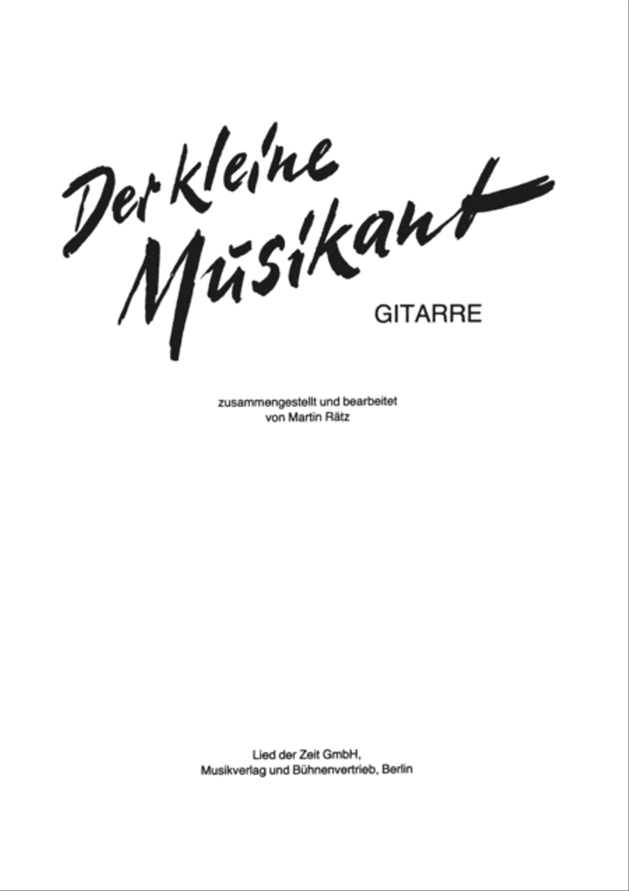 Der kleine Musikant Guitar scores gallery preview page 2