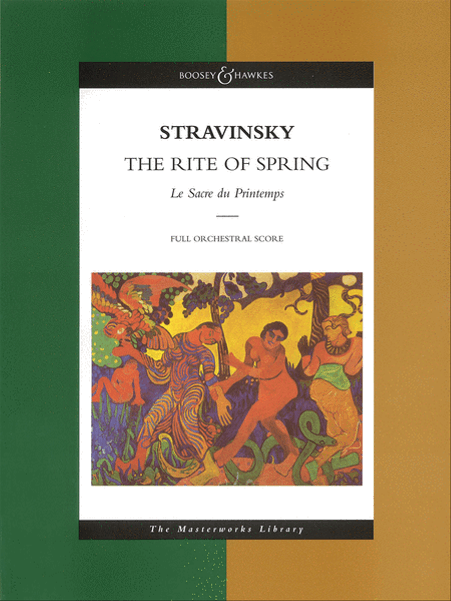 Stravinsky – The Rite of Spring Orchestra scores gallery preview page 1