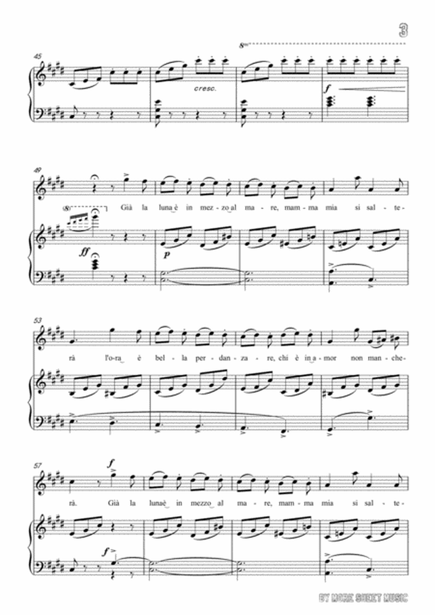 Gioachino-La Danza in c sharp minor,for Voice and Piano image number null