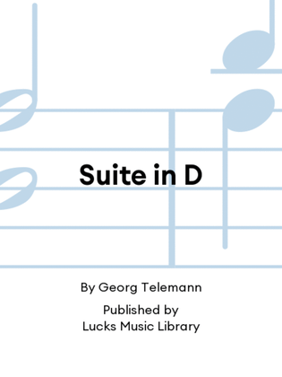 Book cover for Suite in D