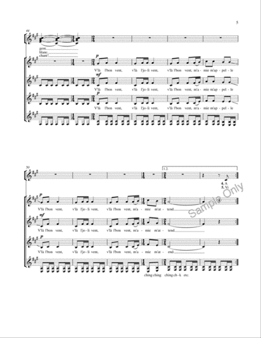 V'la L'Bon Vent V'la L'Bon Vent SSAA scores gallery preview page 4