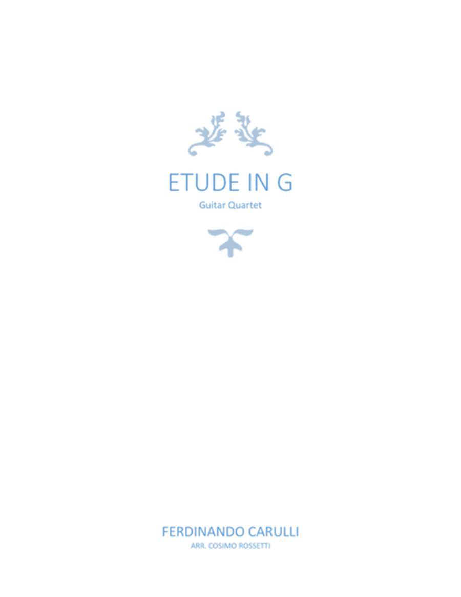 ETUDE IN G image number null