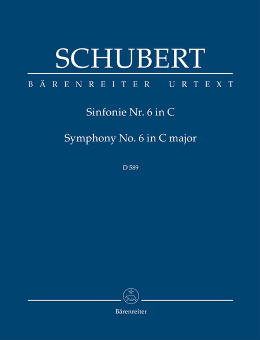 Symphony, No. 6 C major D 589 Orchestra scores gallery preview page 1
