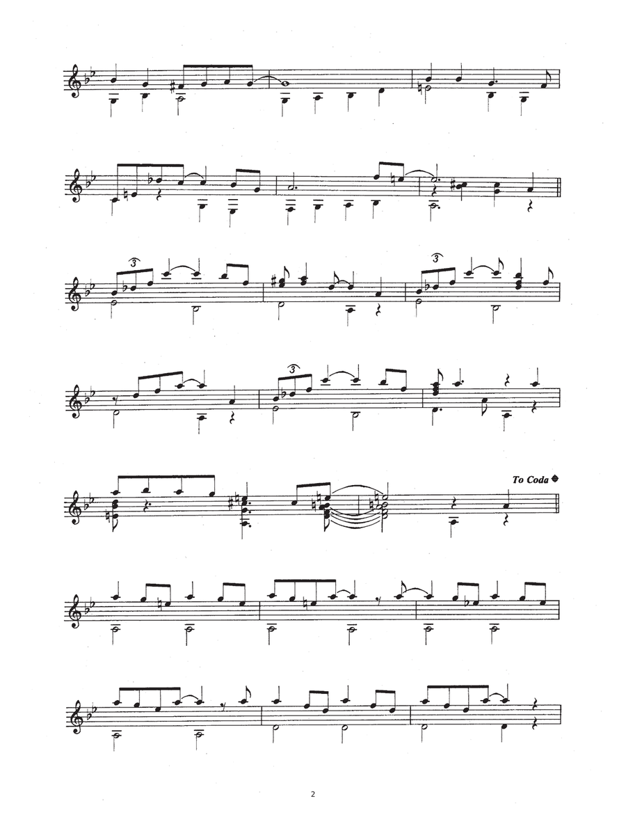 A Night In Tunisia A Night In Tunisia Acoustic Guitar scores gallery preview page 2
