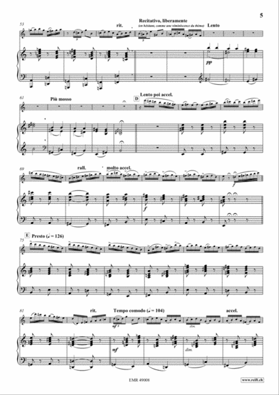 Capriccio Flute Solo scores gallery preview page 6