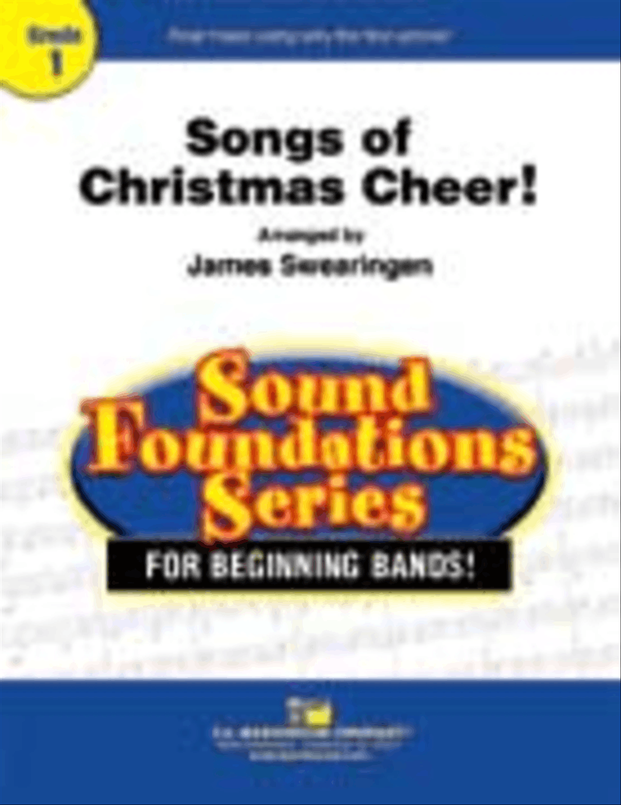 Songs Of Christmas Cheer! Concert Band scores gallery preview page 1
