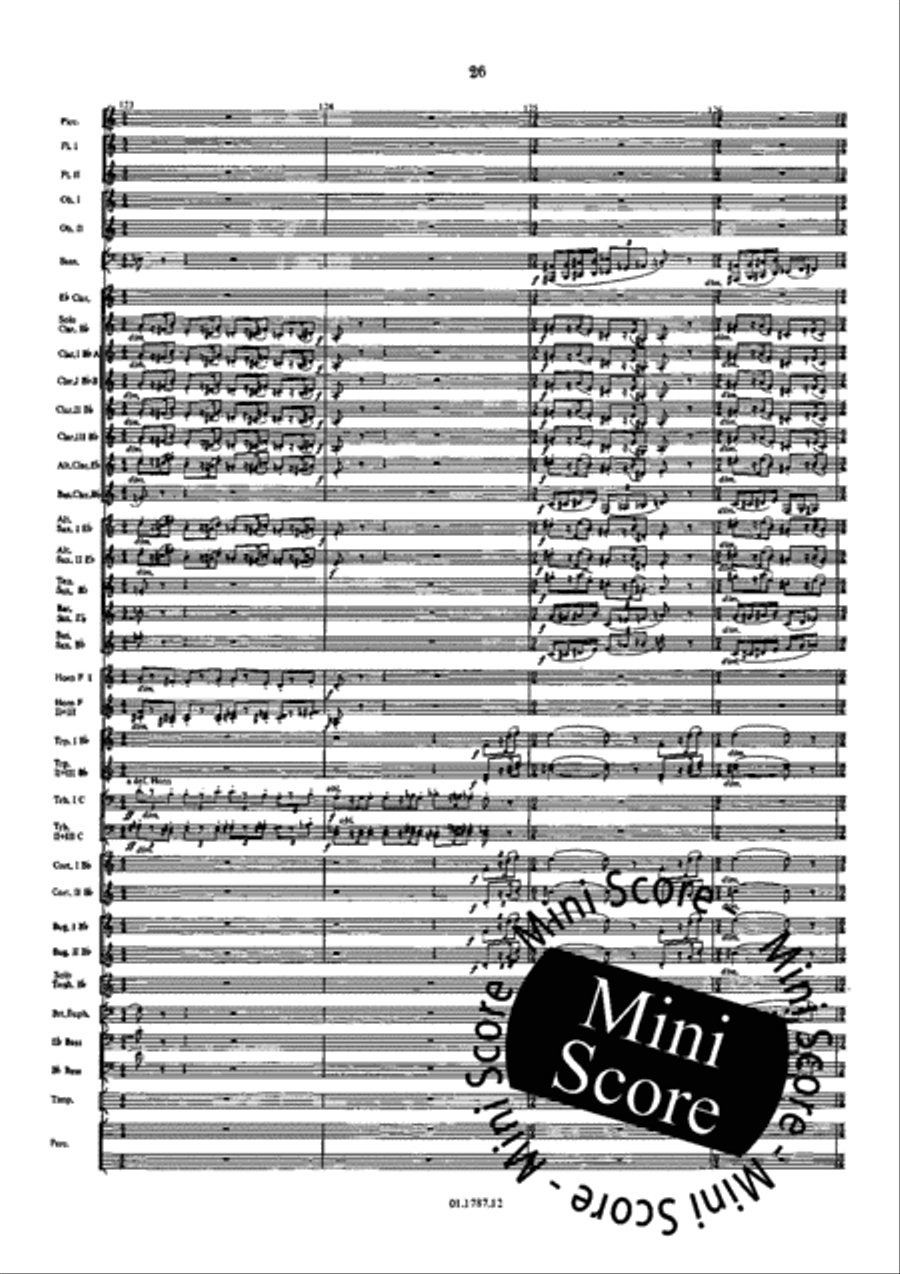 Symphonie de l'Eau Concert Band scores gallery preview page 30