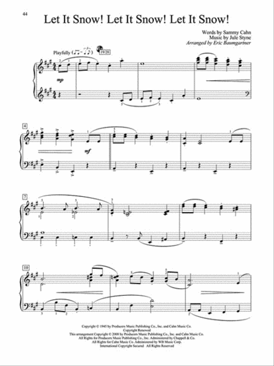 Christmas Piano Solos – Fifth Grade (Book Only) Piano Solo scores gallery preview page 6
