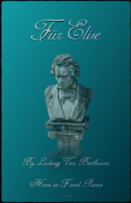 Book cover for Für Elise, for Solo Horn in F and Piano