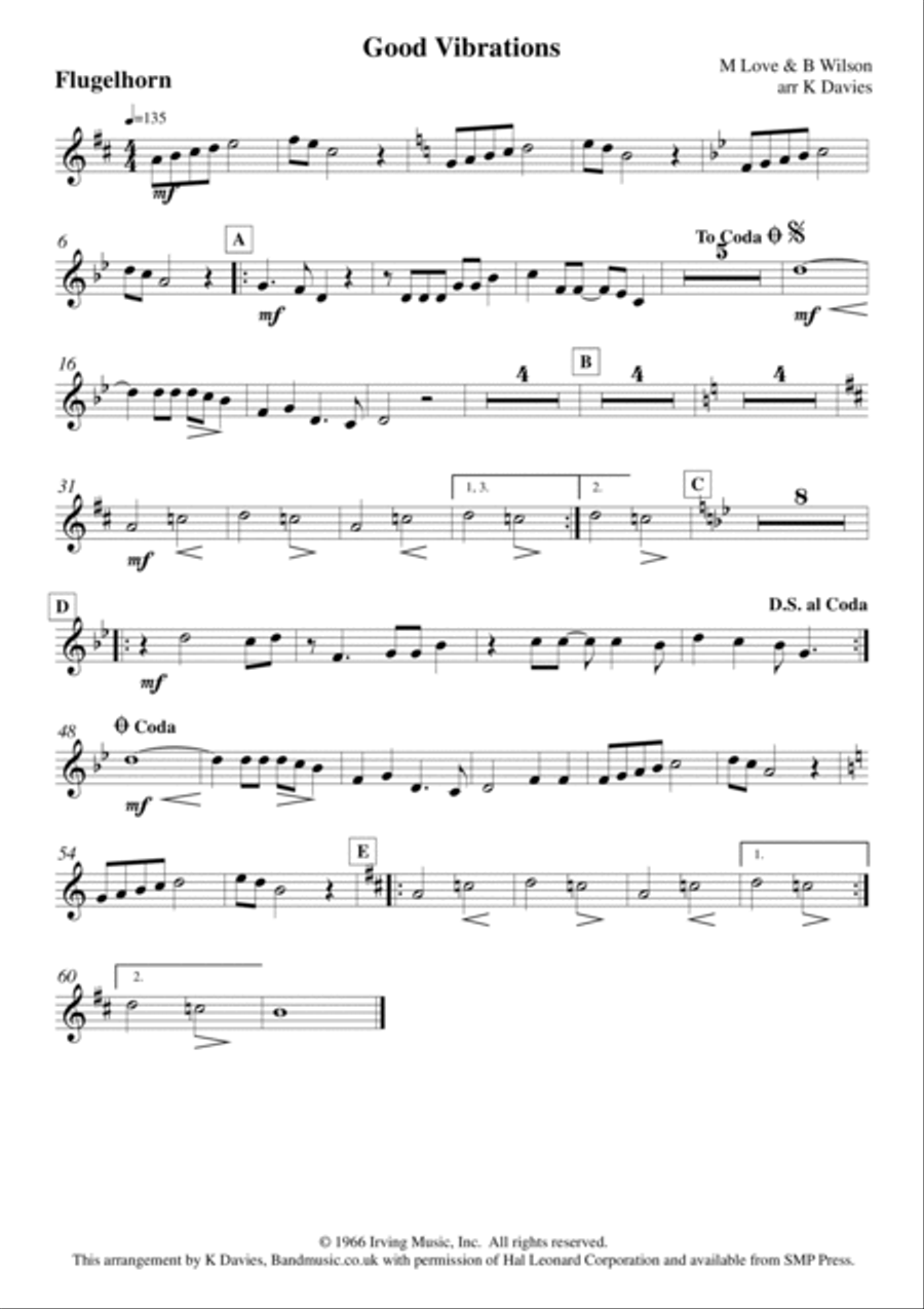 Good Vibrations Good Vibrations Small Ensemble scores gallery preview page 3
