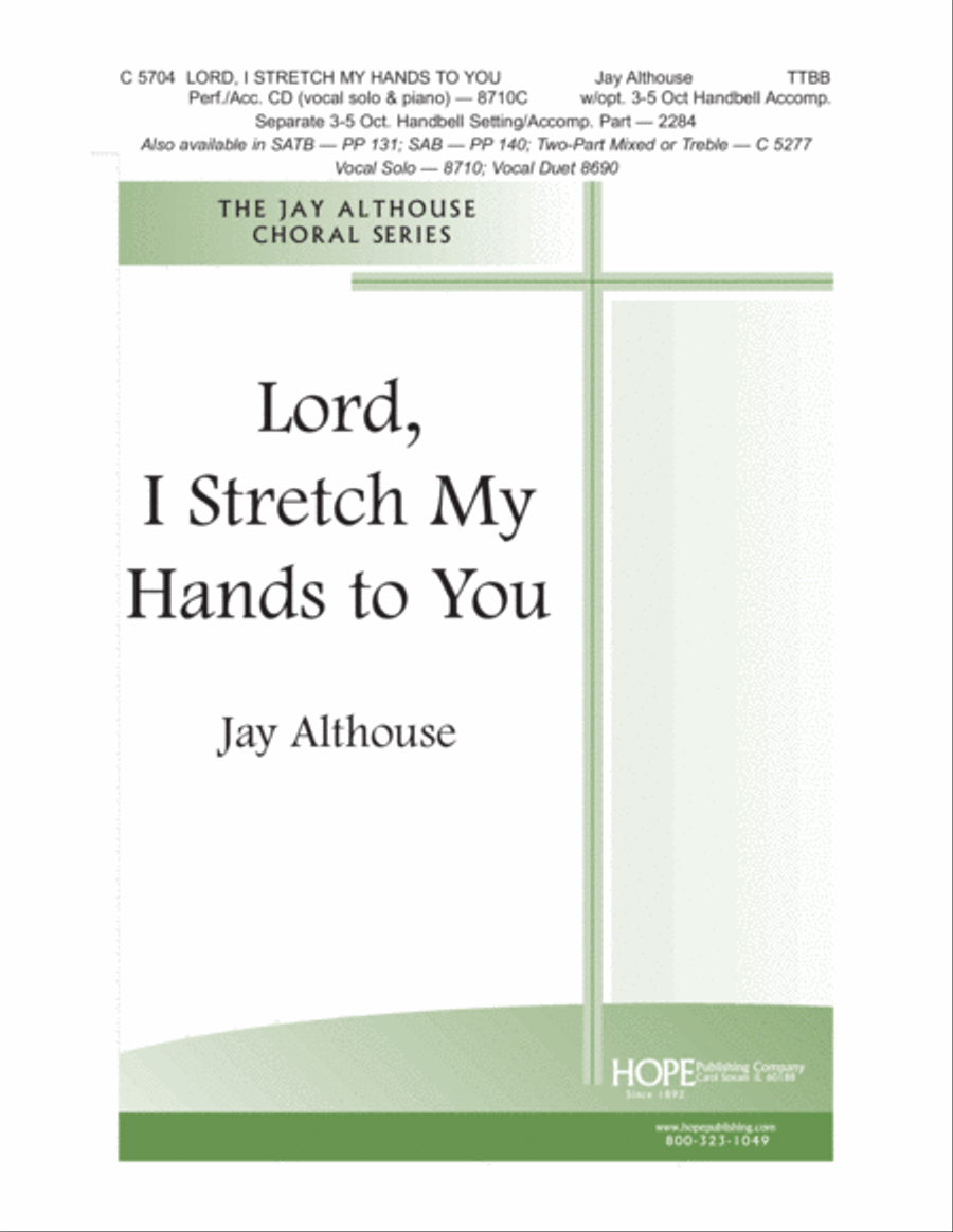 Lord, I Stretch My Hands to You TTBB scores gallery preview page 2