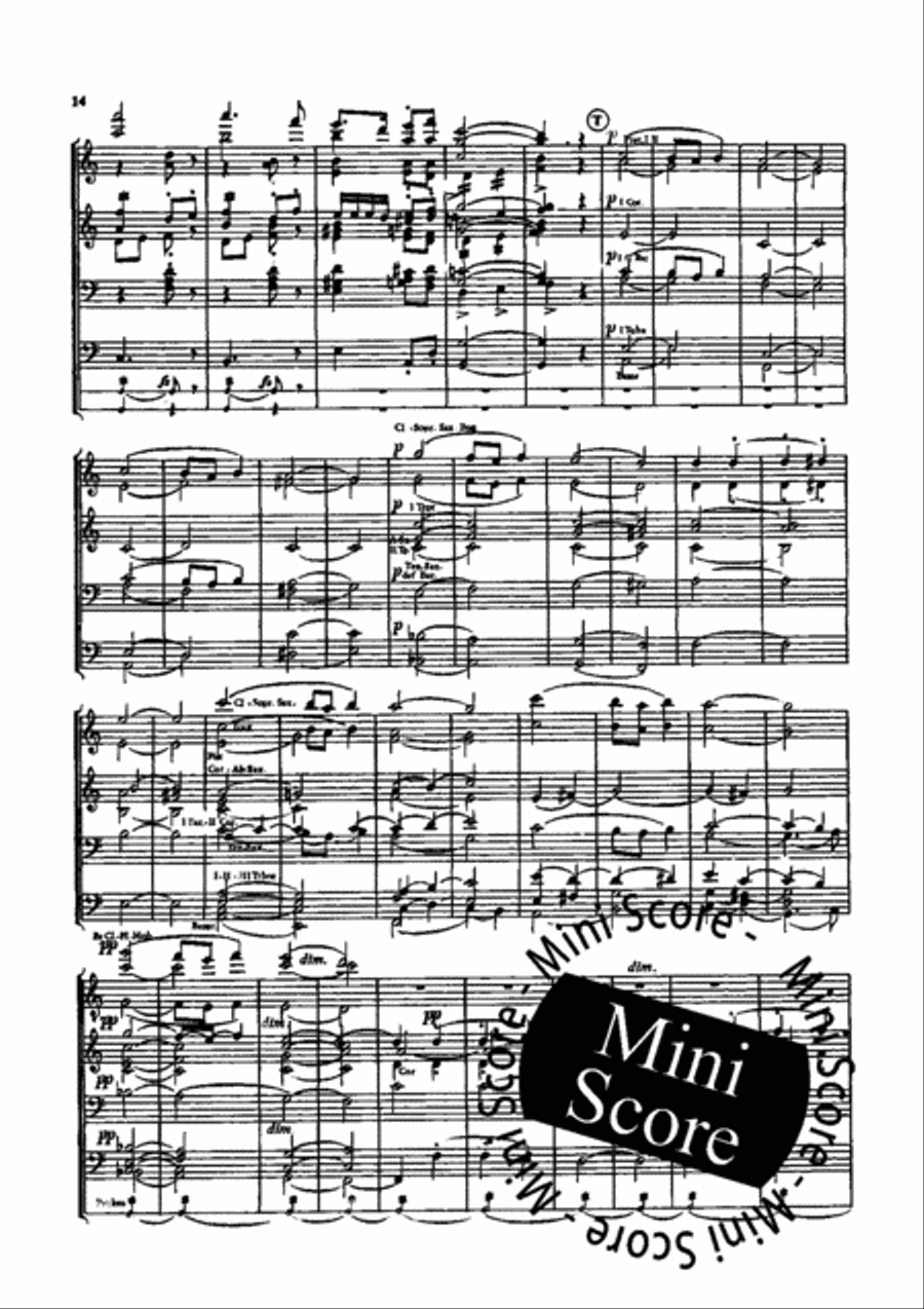 Rapsodie Norvegienne No. 3 Concert Band scores gallery preview page 16