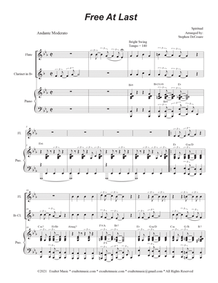 Free At Last (Duet for Flute and Bb-Clarinet)