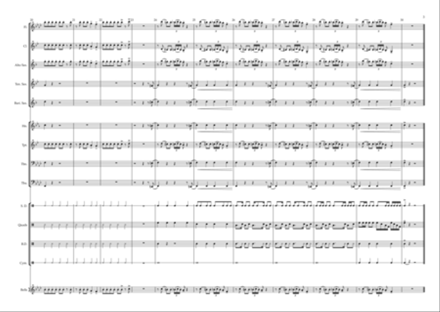 Soy Yo Marching Band scores gallery preview page 3