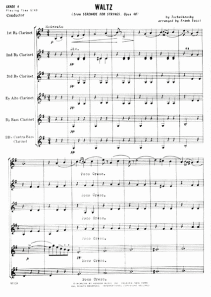 Waltz/Serenade For Strings Op. 48