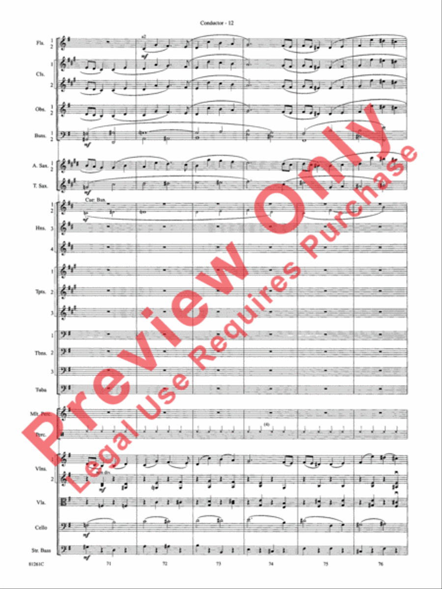 Sleigh Ride Full Orchestra scores gallery preview page 15
