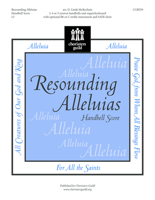 Book cover for Resounding Alleluias - Handbell Score