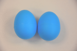 Egg Shaker - hellblau -Paar