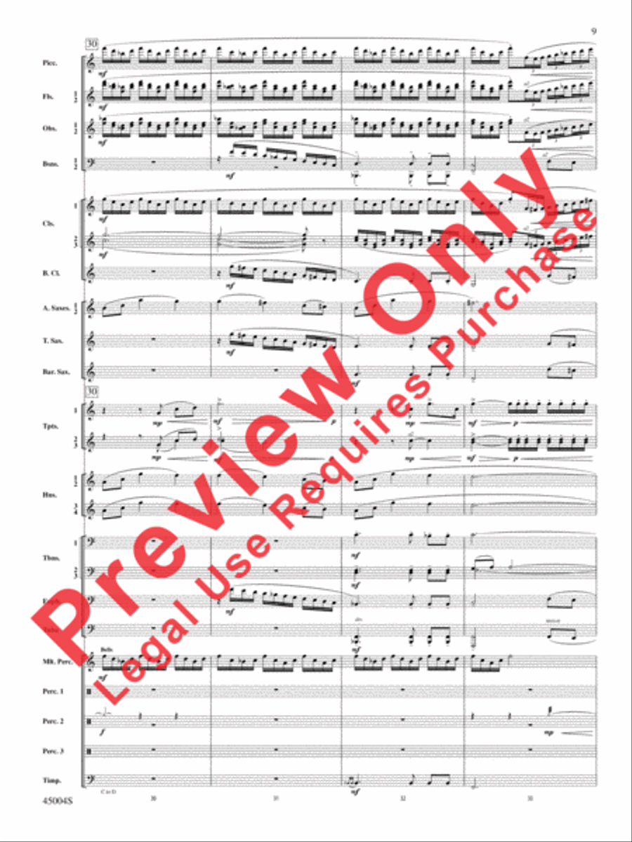 Red Rock Mountain Concert Band scores gallery preview page 44