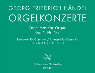 Book cover for Orgelkonzerte für Orgel allein mit Pedal, op. 4