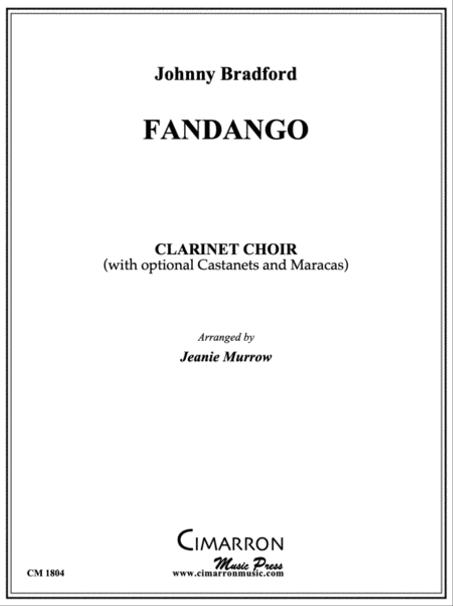 Fandango Clarinet Choir scores gallery preview page 1