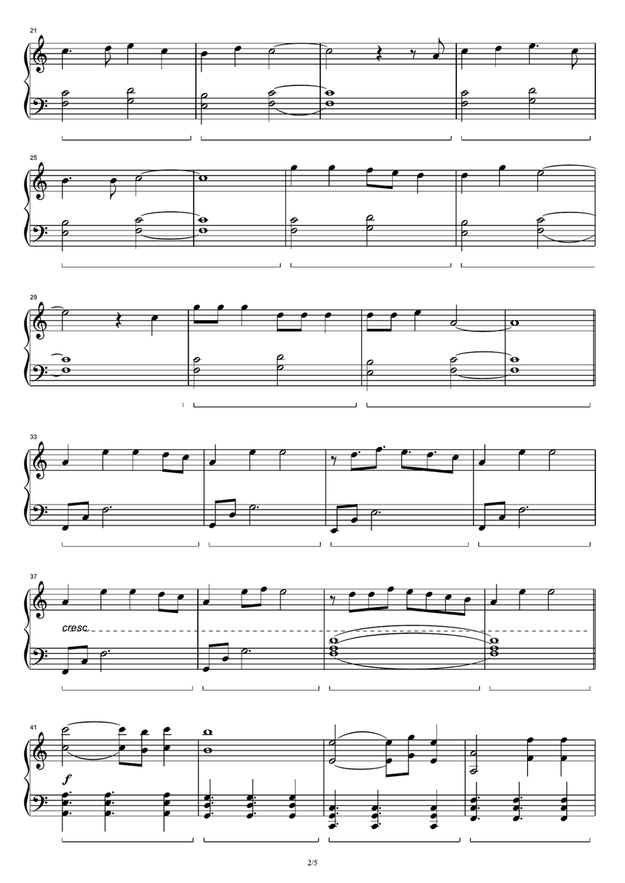 Arcade Arcade Piano Solo scores gallery preview page 2