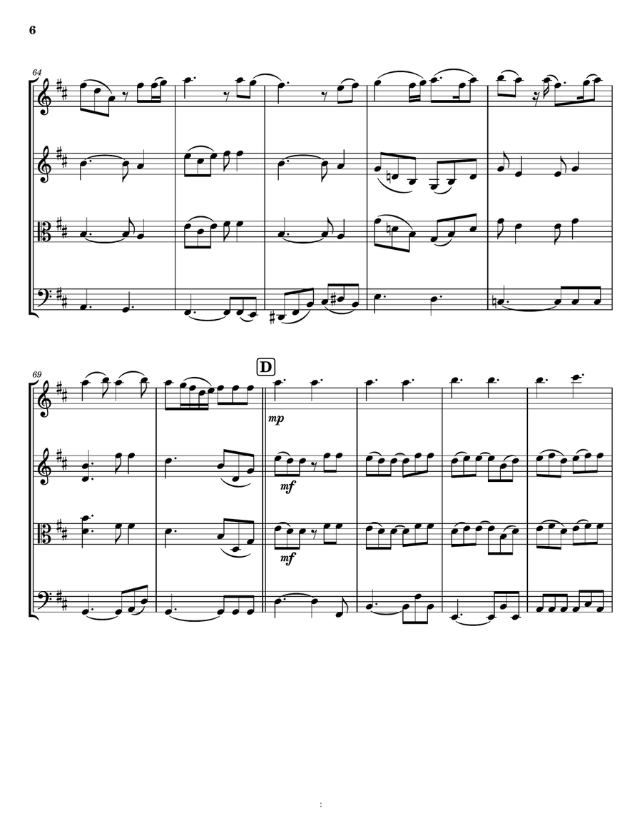 I'll Make Love To You String Trio scores gallery preview page 6