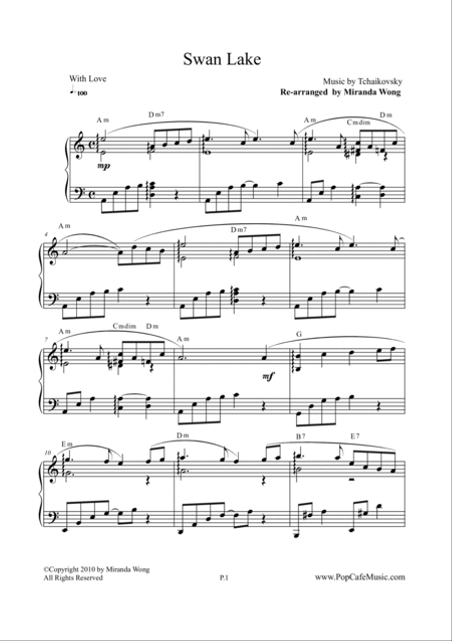 7 Romantic Wedding Tunes Collection by Miranda Wong Piano Solo scores gallery preview page 6