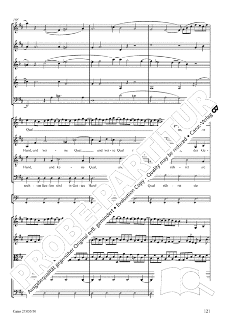 Ein Deutsches Requiem (German Requiem) 4-Part scores gallery preview page 128